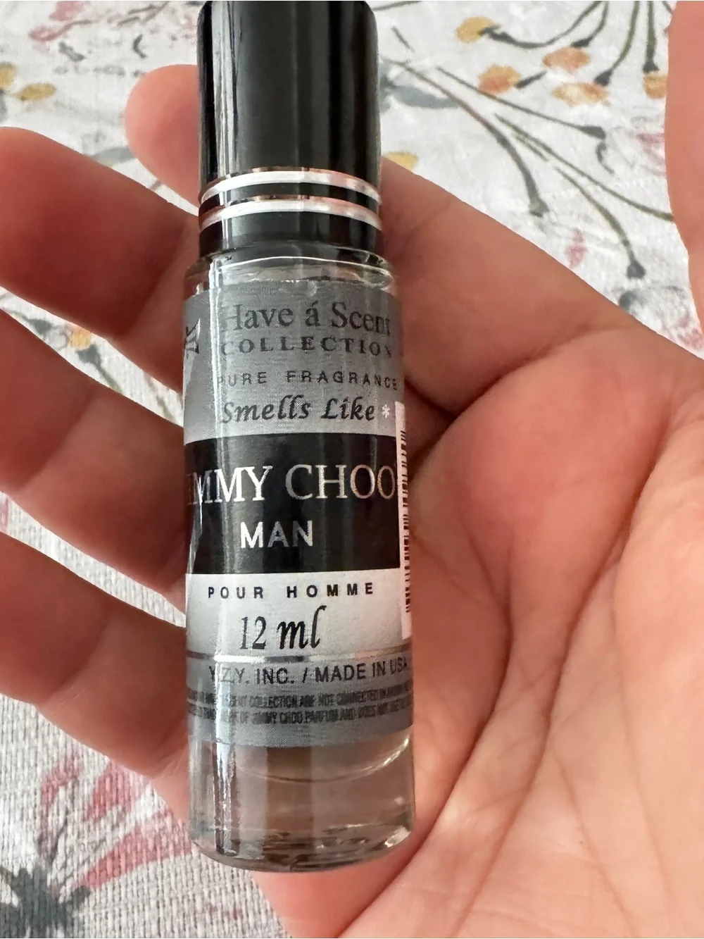 Jimmy Choo Man Roll-On Fragrance — Black and Silver